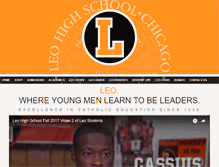 Tablet Screenshot of leohighschool.org